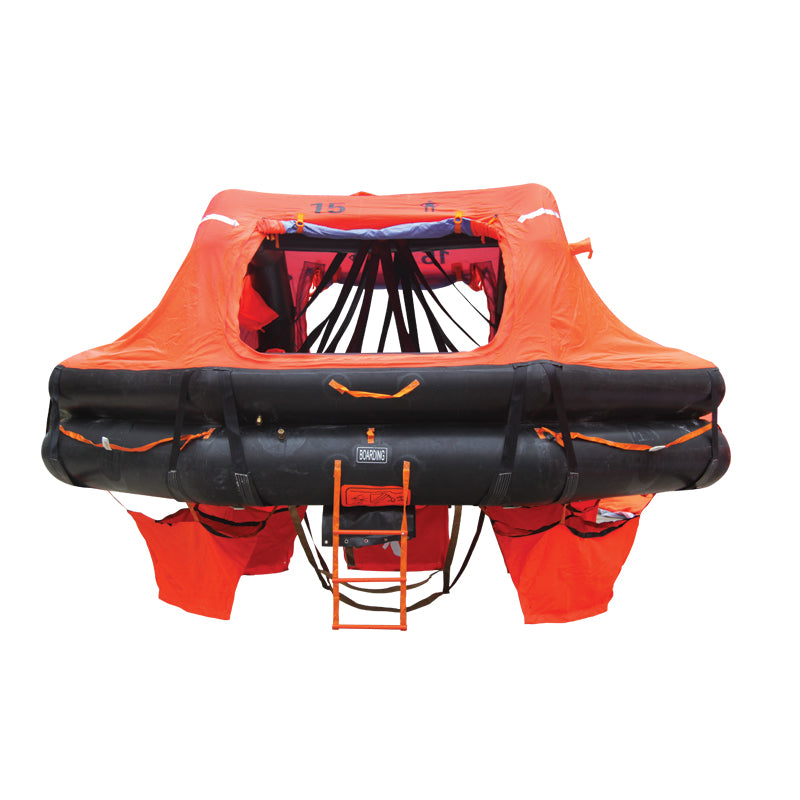 LALIZAS ISO ATLANTIC II L Liferaft 12-Person Canister >24H - SOLAS Compliant