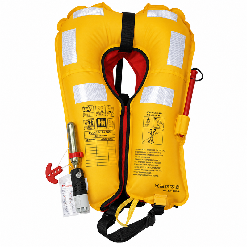 LALIZAS LAMDA Auto 150N Lifejacket | SOLAS/MED-MER | Zipper | 711071