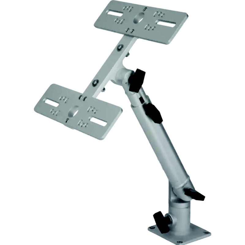 Millennium Outdoors MM00200 Double Monitor Mount – Silver