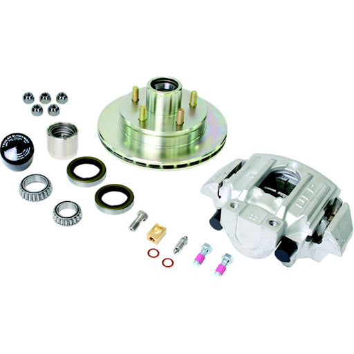 UFP Zinc+ Hub, Zinc+ Ventilated Rotor And Aluminum Caliper Kit