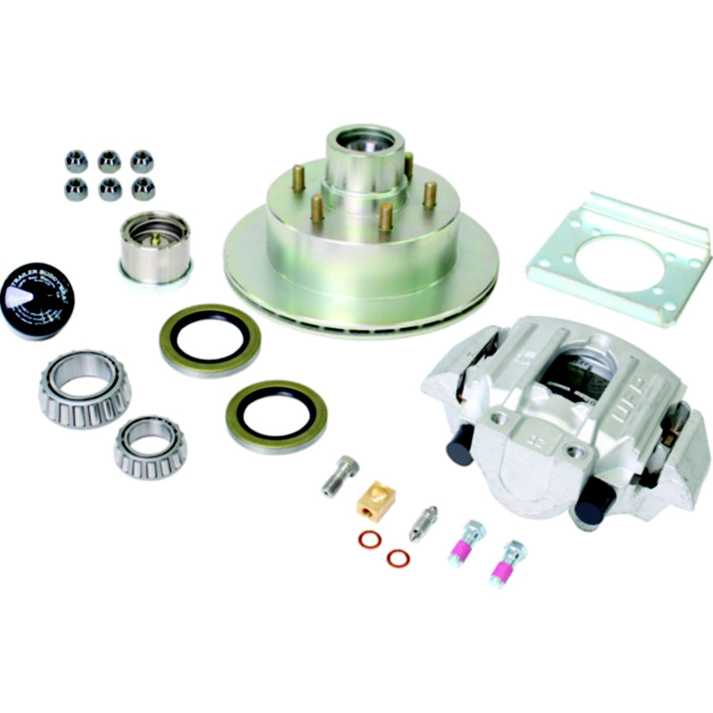 UFP Zinc+ Hub, Zinc+ Ventilated Rotor And Aluminum Caliper Kit