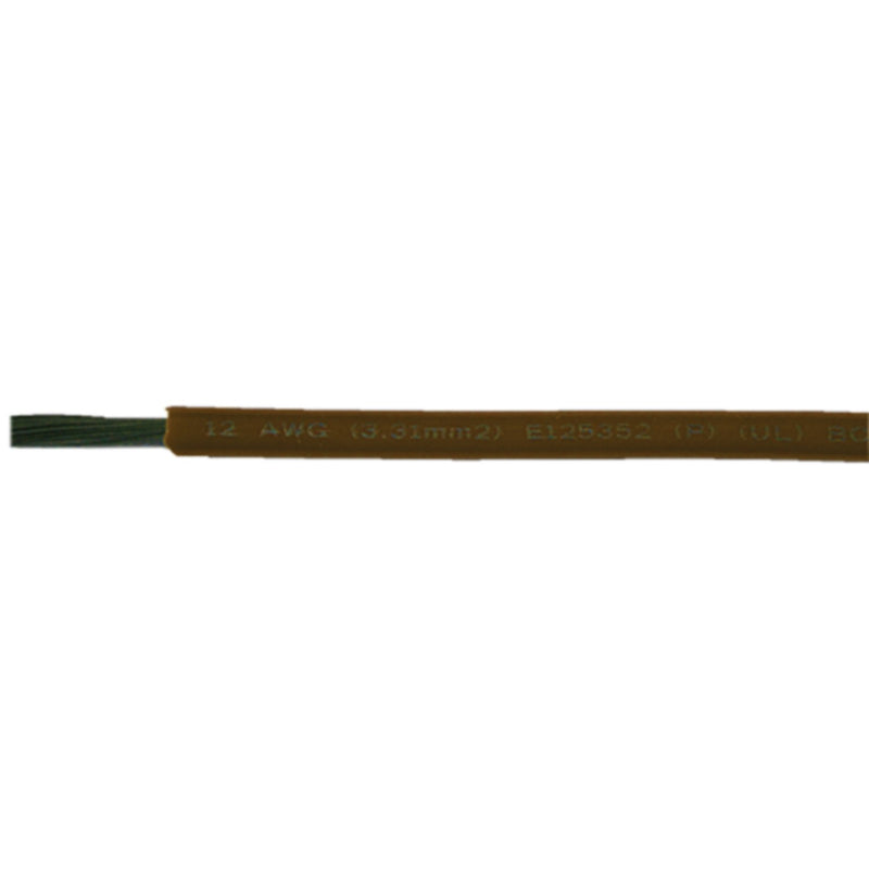 Cobra Wire A1016T06100FT Primary Tinned Copper Wire, 16 AWG, 100', Brown