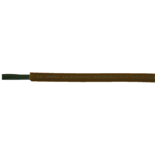 Cobra Wire A2010T06100FT Primary Tinned Copper Wire, 10 AWG, 100', Brown