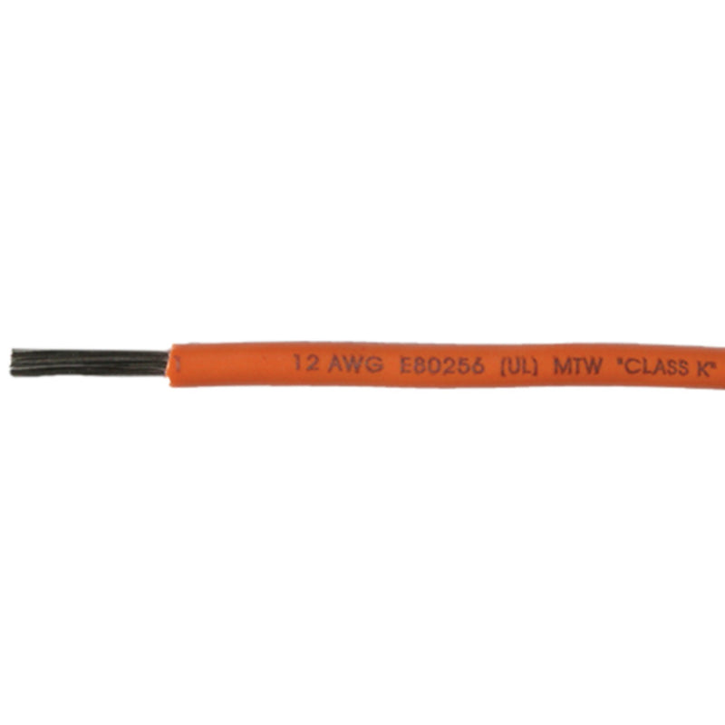 Cobra Wire A1012T15100FT Primary Tinned Copper Wire, 12 AWG, 100', Orange