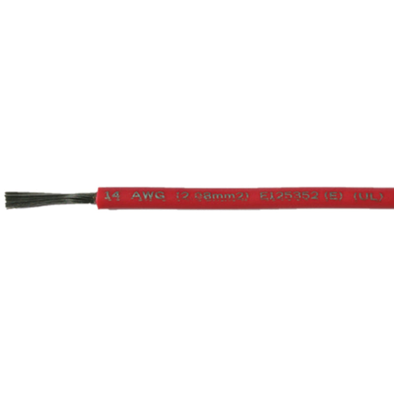Cobra Wire A1014T01500FT Primary Tinned Copper Wire, 14 AWG, 500', Red