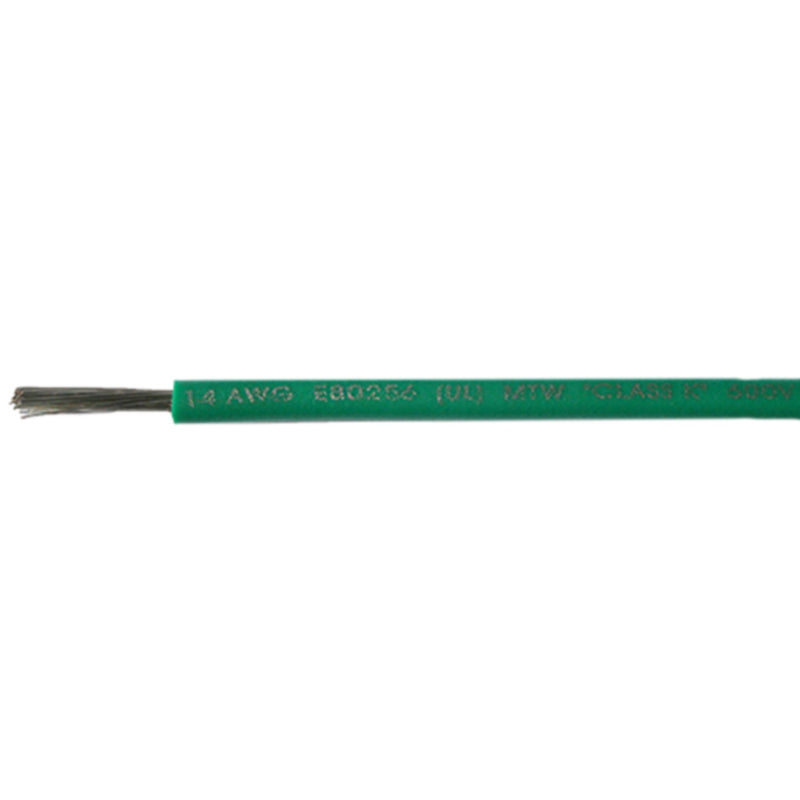 Cobra Wire A1014T03100FT Primary Tinned Copper Wire, 14 AWG, 100', Green