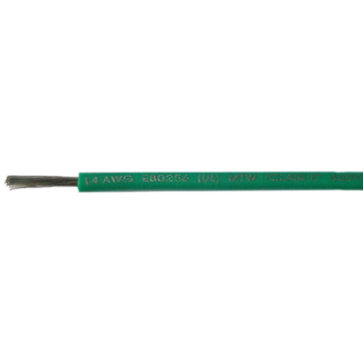 Cobra Wire A1014T03100FT Primary Tinned Copper Wire, 14 AWG, 100', Green