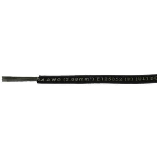 Cobra Wire A1014T07250FT Primary Tinned Copper Wire, 14 AWG, 250', Black