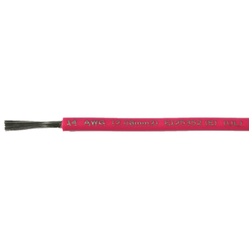 Cobra Wire A1016T09100FT Primary Tinned Copper Wire, 16 AWG, 100', Pink