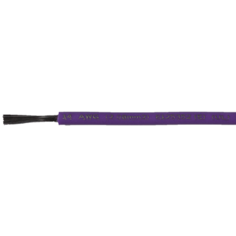 Cobra Wire A1014T14100FT Primary Tinned Copper Wire, 14 AWG, 100', Purple
