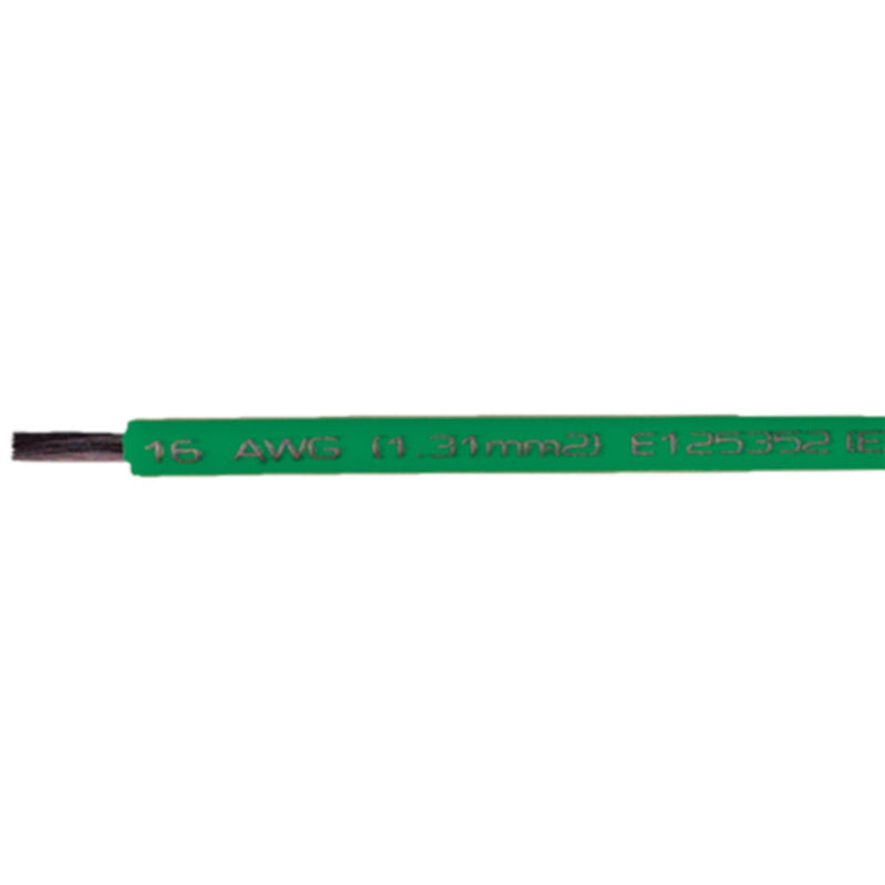 Cobra Wire A1016T03100FT Primary Tinned Copper Wire, 16 AWG, 100', Green