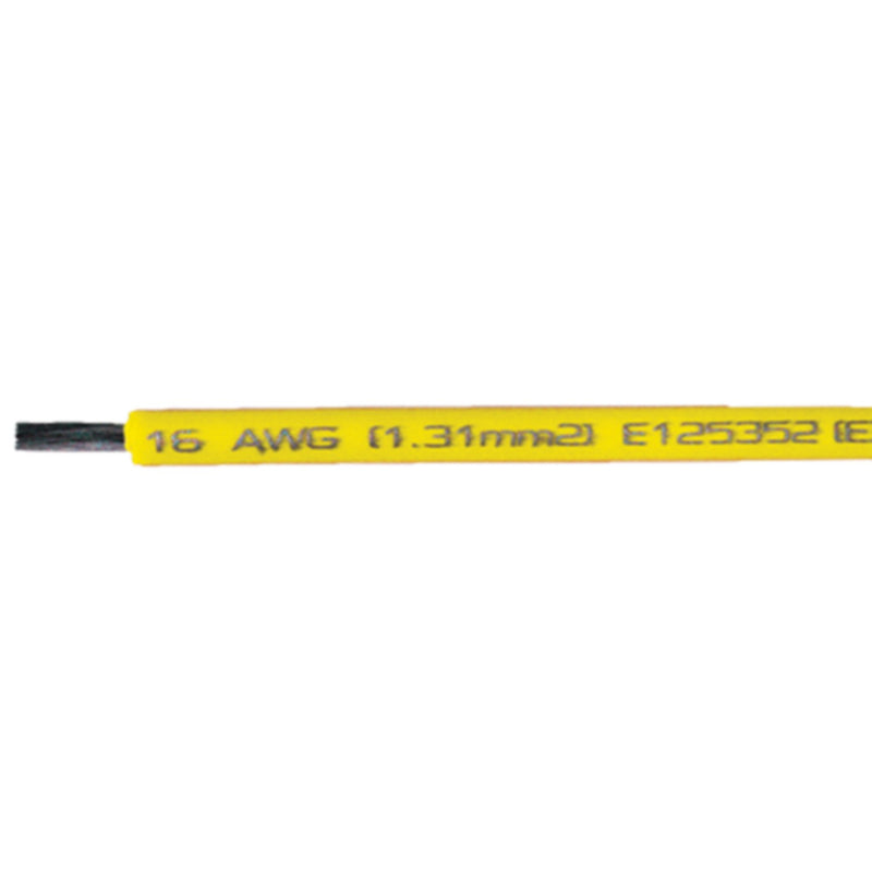 Cobra Wire A1016T04100FT Primary Tinned Copper Wire, 16 AWG, 100', Yellow