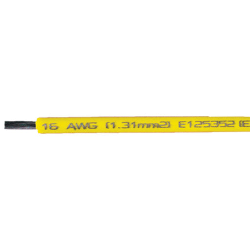 Cobra Wire A1016T04100FT Primary Tinned Copper Wire, 16 AWG, 100', Yellow