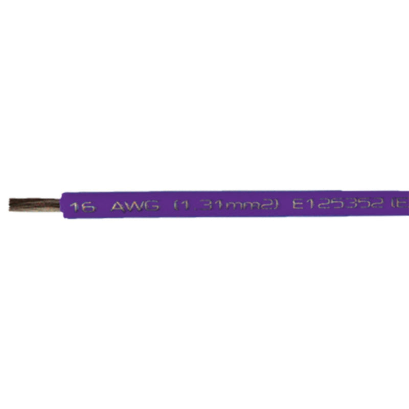 Cobra Wire A1016T14100FT Primary Tinned Copper Wire, 16 AWG, 100', Purple