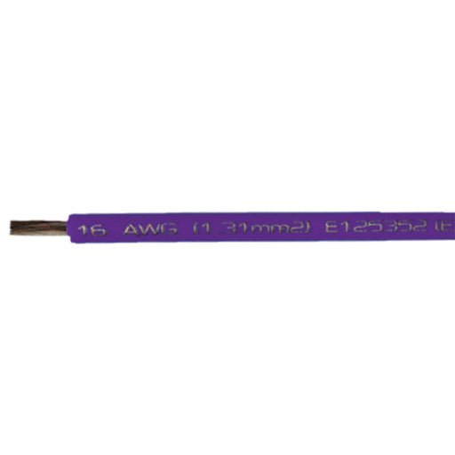 Cobra Wire A1016T14100FT Primary Tinned Copper Wire, 16 AWG, 100', Purple