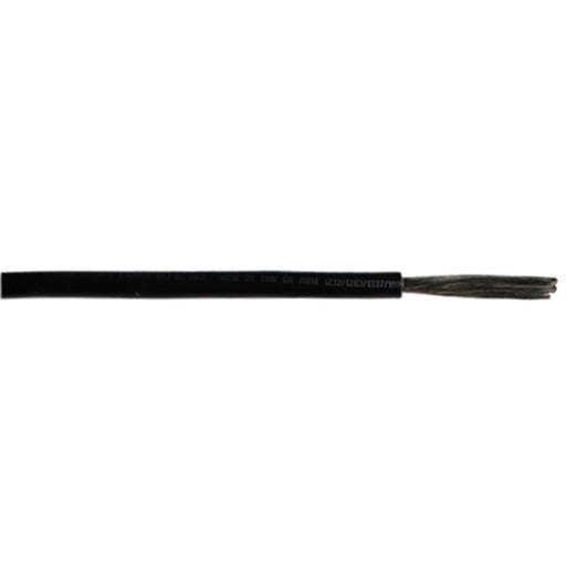 Cobra Wire A2006T07100FT Tinned Copper Battery Cable, 6 AWG, 100', Black