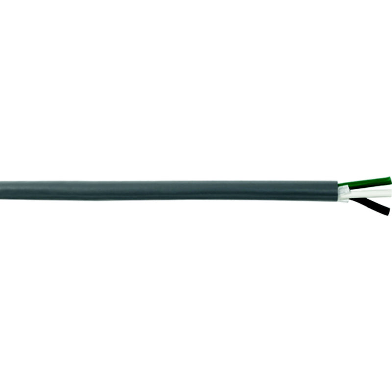Cobra Wire B6G16T30100FT Tinned Copper Round Triplex Wire, 16/3, 100', Gray