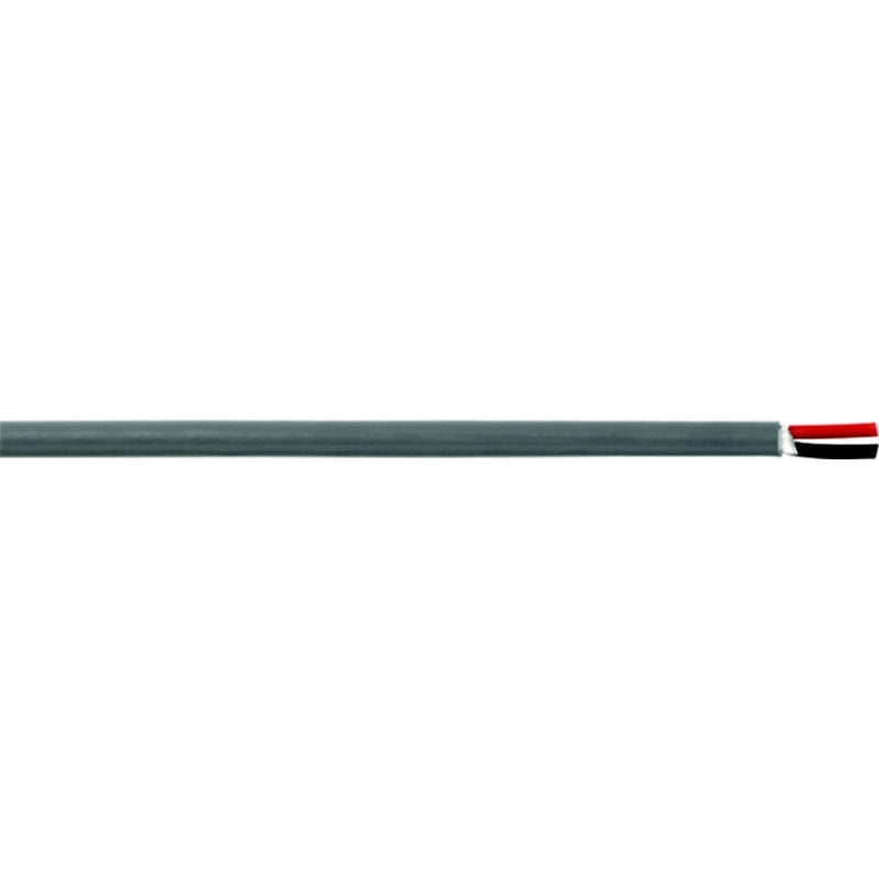 Cobra Wire B6G16T21100FT Tinned Copper Round Duplex Wire, 16/2, 100', Gray
