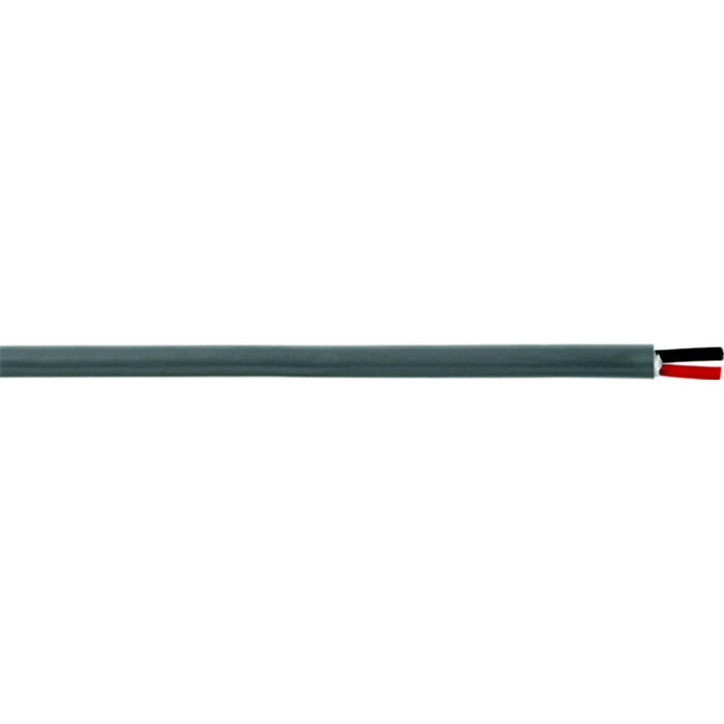 Cobra Wire B7G14T21100FT Tinned Copper Flat Duplex Wire, 14/2, 100', Gray