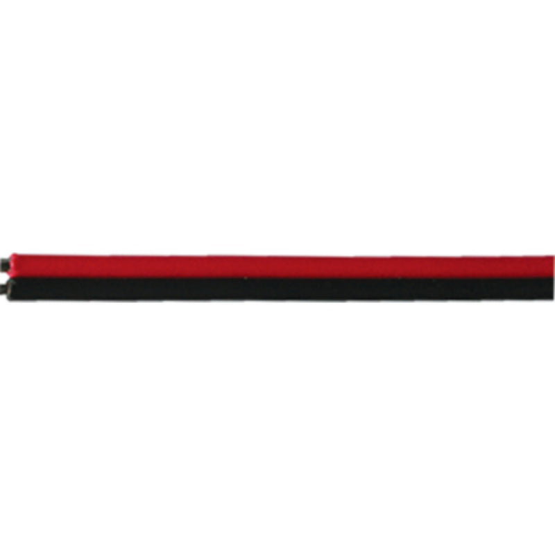 Cobra Wire B8016T21100FT Tinned Copper Bonded Ribbon Cable, 16 Gauge, 2-wire, 100', Black/Red