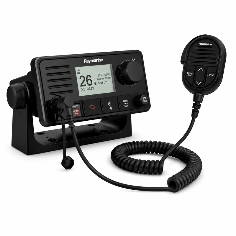 Raymarine Ray73 Fixed-Mount VHF Radio with Built-In GPS, DSC and AIS Receiver