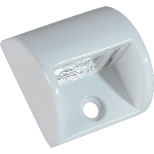 Lumitec 101047 Andros Indirect/180 Degree Courtesy Light, White Case, Blue LEDS