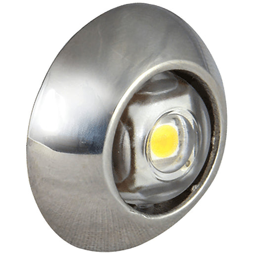 Lumitec 101049 Exuma Led Courtesy/Accent Light - 45mA, White, .98" Diameter, Polished, 10-16 V