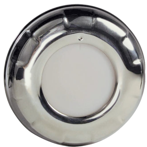 Lumitec Aurora Dimmable Stainless LED Dome Light, White/Red Light
