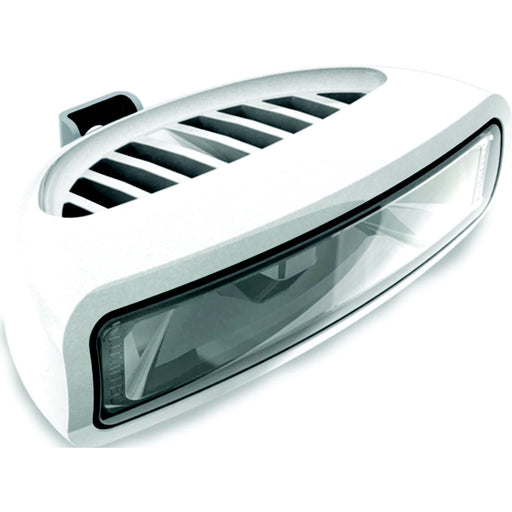 Lumitec 101711 Caprera3 Bracket Mount LED Flood Light, White Housing, White/Blue Light