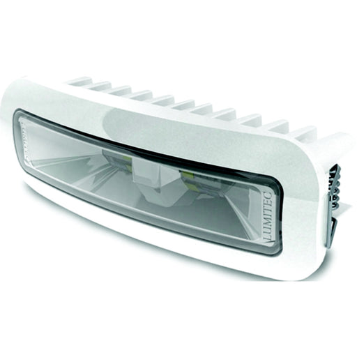 Lumitec 101724 Capri3 Flush Mount LED Flood Light, White Housing, White Dimming LEDs