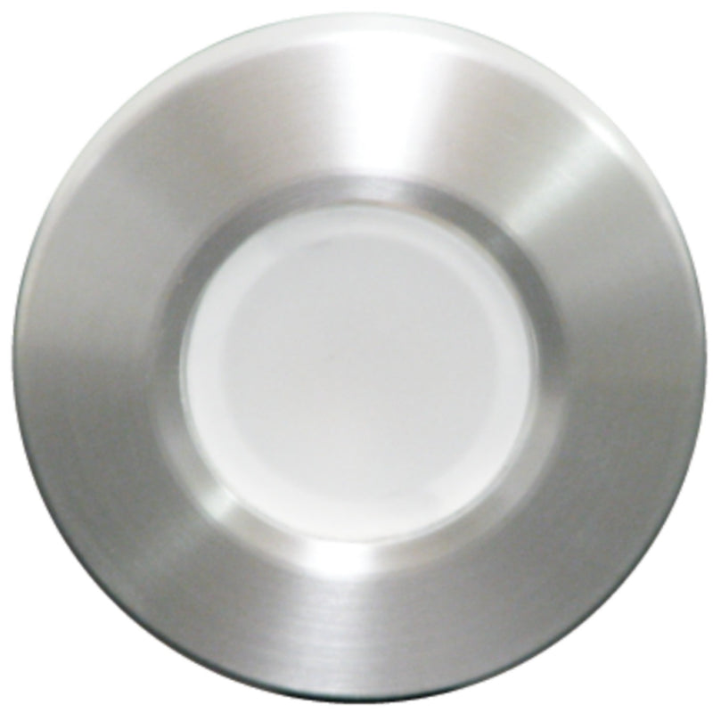 Lumitec Orbit Flush Mount Down Light, Brushed Bezel, White Light
