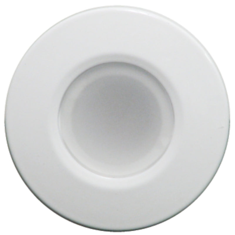 Lumitec Orbit Flush Mount Down Light, White Bezel, White Dimming/Blue/Red Light