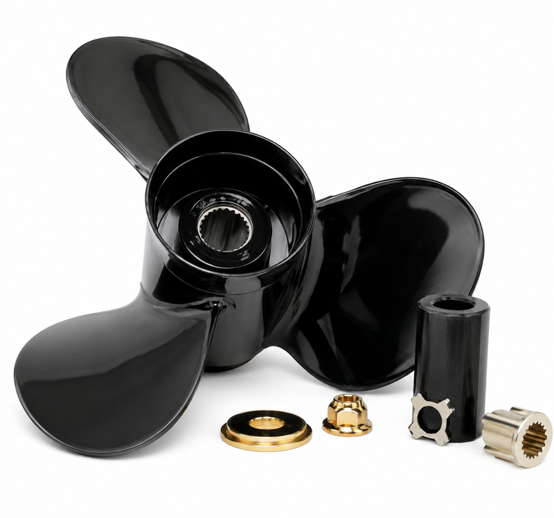 Mercury Black Max 832828A45 Propeller – 15 x 17 | 3-Blade Aluminum | Right-Hand