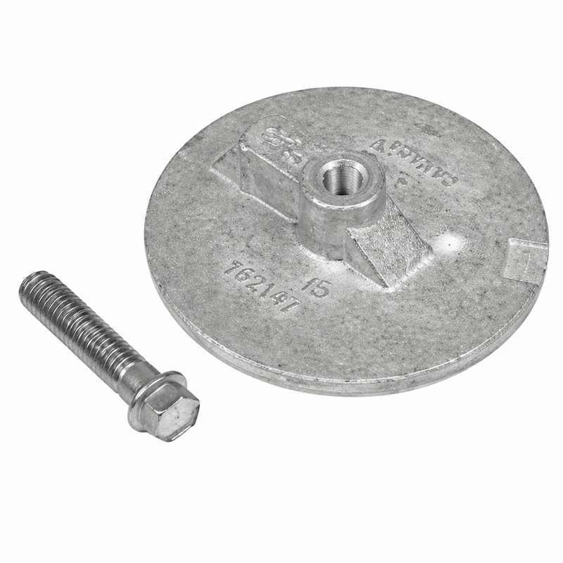 Mercury MerCruiser OEM Aluminum Anti-Vent Plate Flat Anode 76214T5