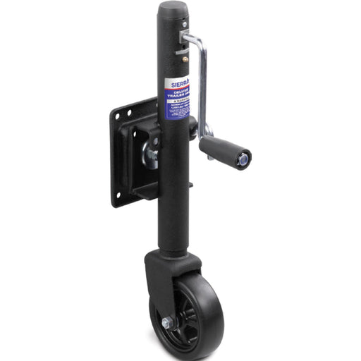 Sierra 05465010 Deluxe Trailer Jack w/6" Wheel