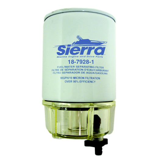 Sierra 79281 Fuel/Water Separator Element w/AquaVue Clear Collection Bowl