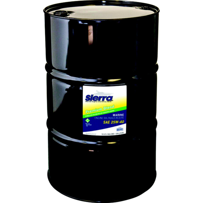 Sierra 94007 Oil-25W40 FCW I/O-I/B, 55 Gal. Drum
