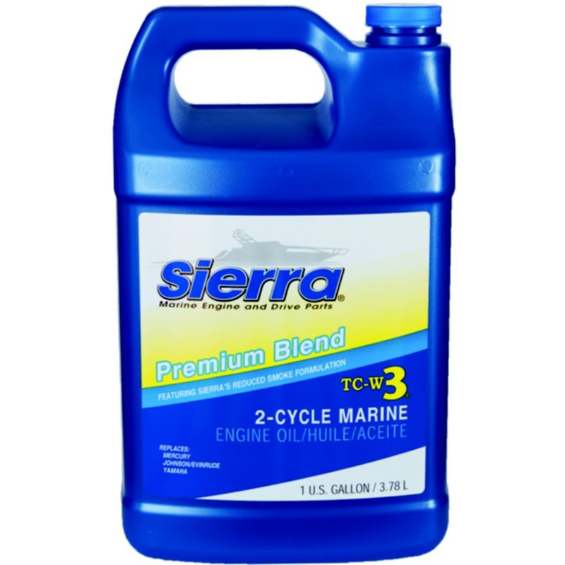 Sierra 95003 Blue Premium TC-W3 2 Cycle Engine Oil, Gal