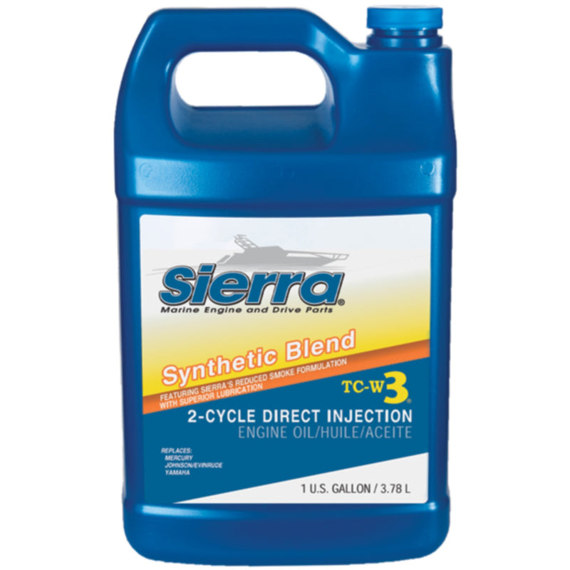 Sierra 95303 Synthetic Blend TC-W3 Direct Injection 2-Cycle Engine Oil, Gal.
