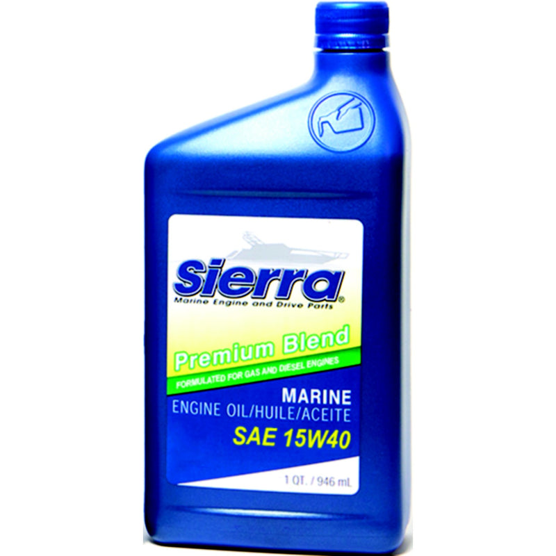 Sierra 95544 Premium Blend Heavy Duty Engine Oil 15W-40, 5 Qt., 4/case