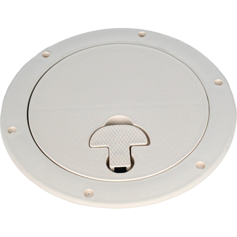 Deck Plate 8" Locking Stark White