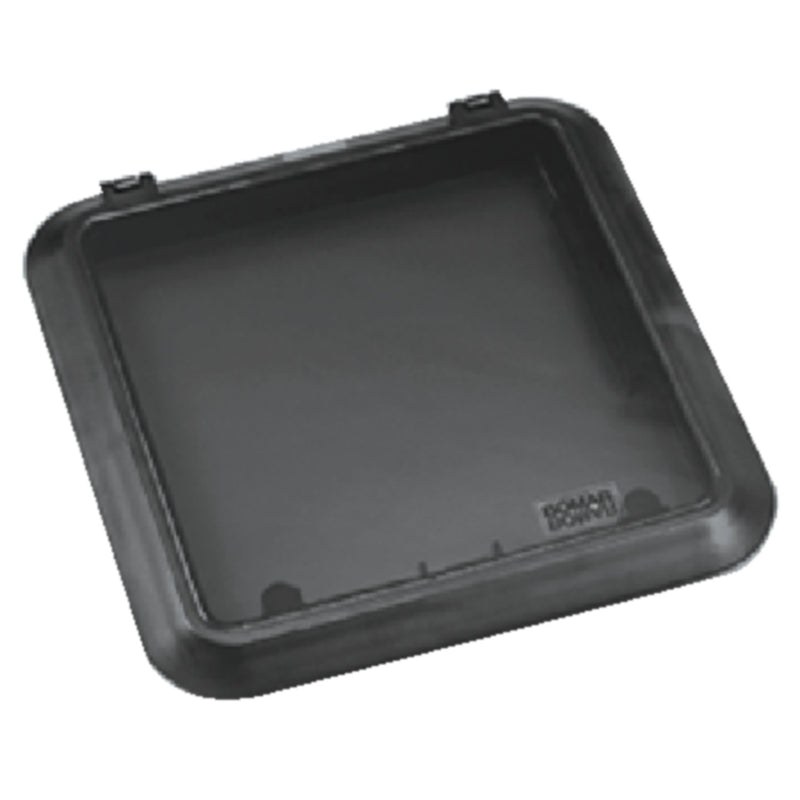 Hatch Package With Trim Ring & Screen, Black w/Smoked Acrylic Lens