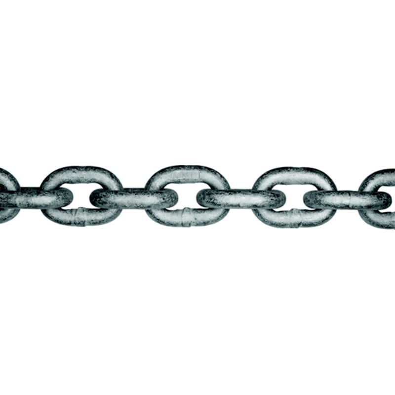 Grade 30 Proof Coil Hot Dip Galvanized Chain, 3/8" x 200' Drum