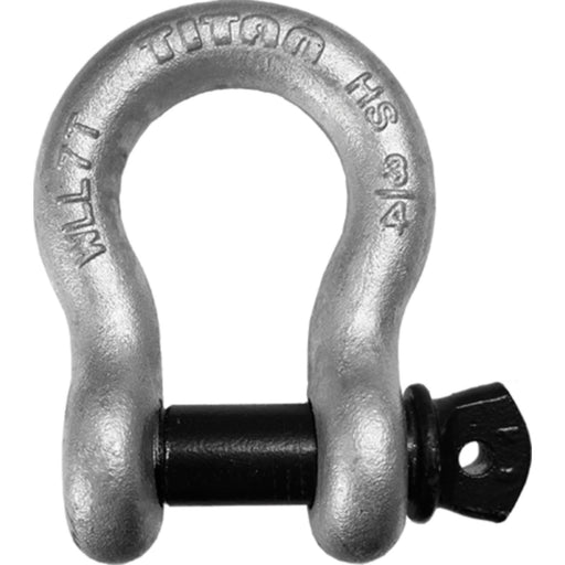 High Strength Galvanized Shackle, 7/16"