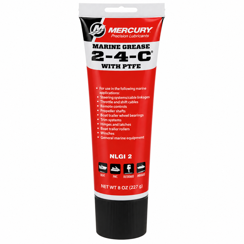 Mercury 2-4-C Marine Grease with PTFE 8 oz Tube 802859A1