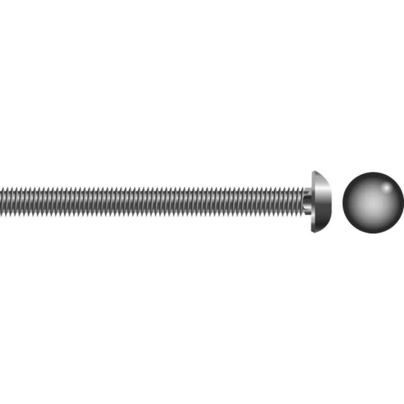 Carriage Bolt, 3/8"-16 x 3"