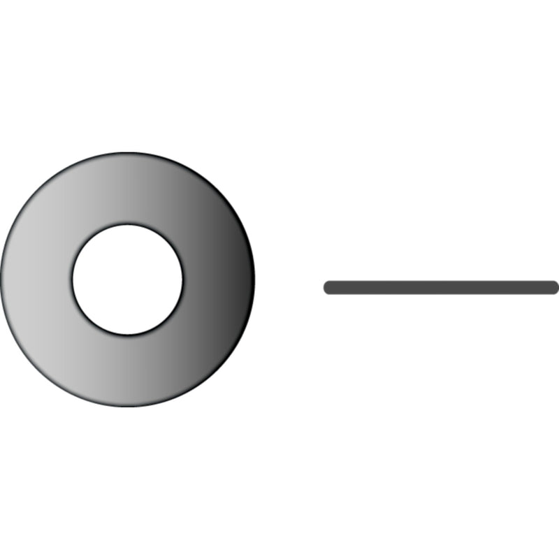 Flat Washer, M4, 0.8 mm Thick, OD 9 mm