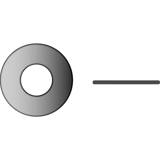 Flat Washer, M4, 0.8 mm Thick, OD 9 mm