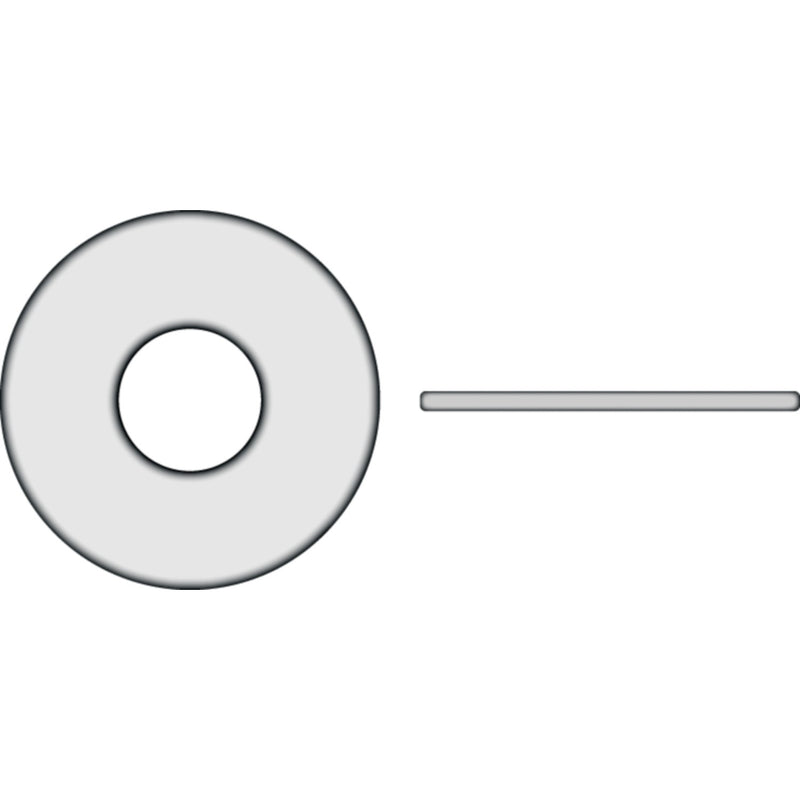 Nylon Flat Washer 5/8", 0.62" Thick, OD 1-1/4"