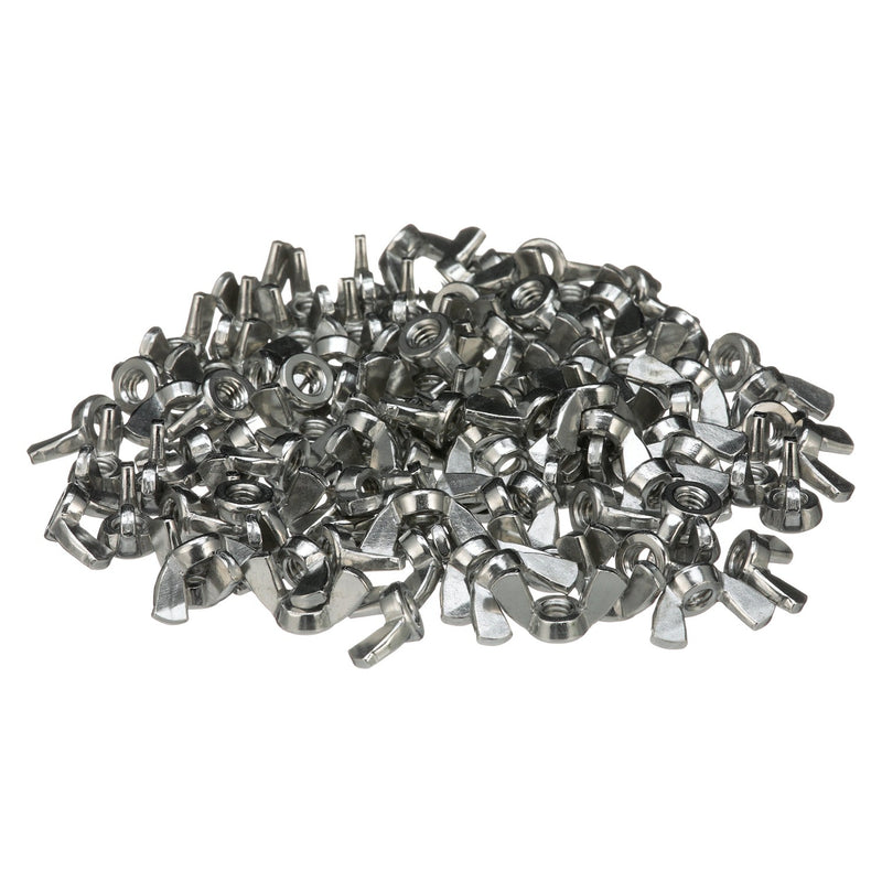 Seachoice 18-8 Stainless Steel Wing Nuts, 1/4-20 Size, Pack of 100